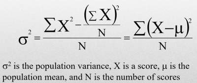 variance formula