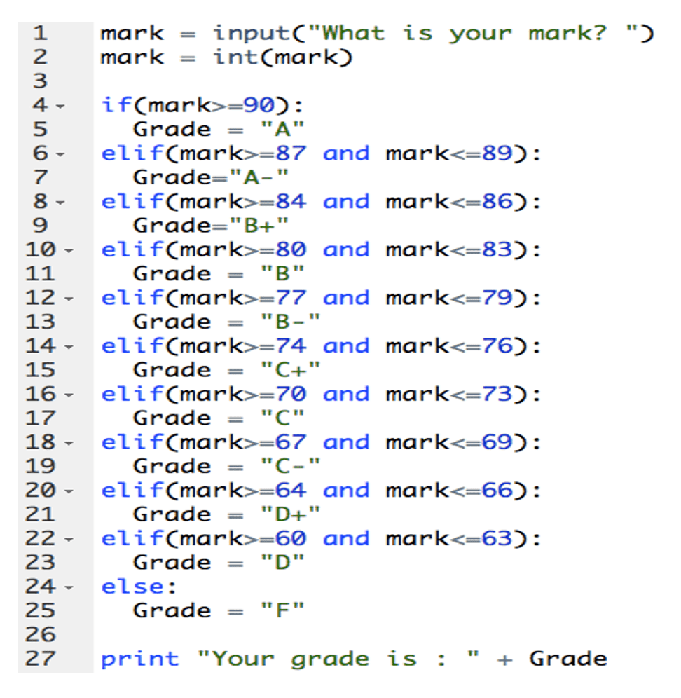 Nested Selections Solution