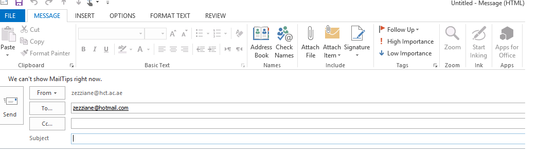 Another Email in HTML
