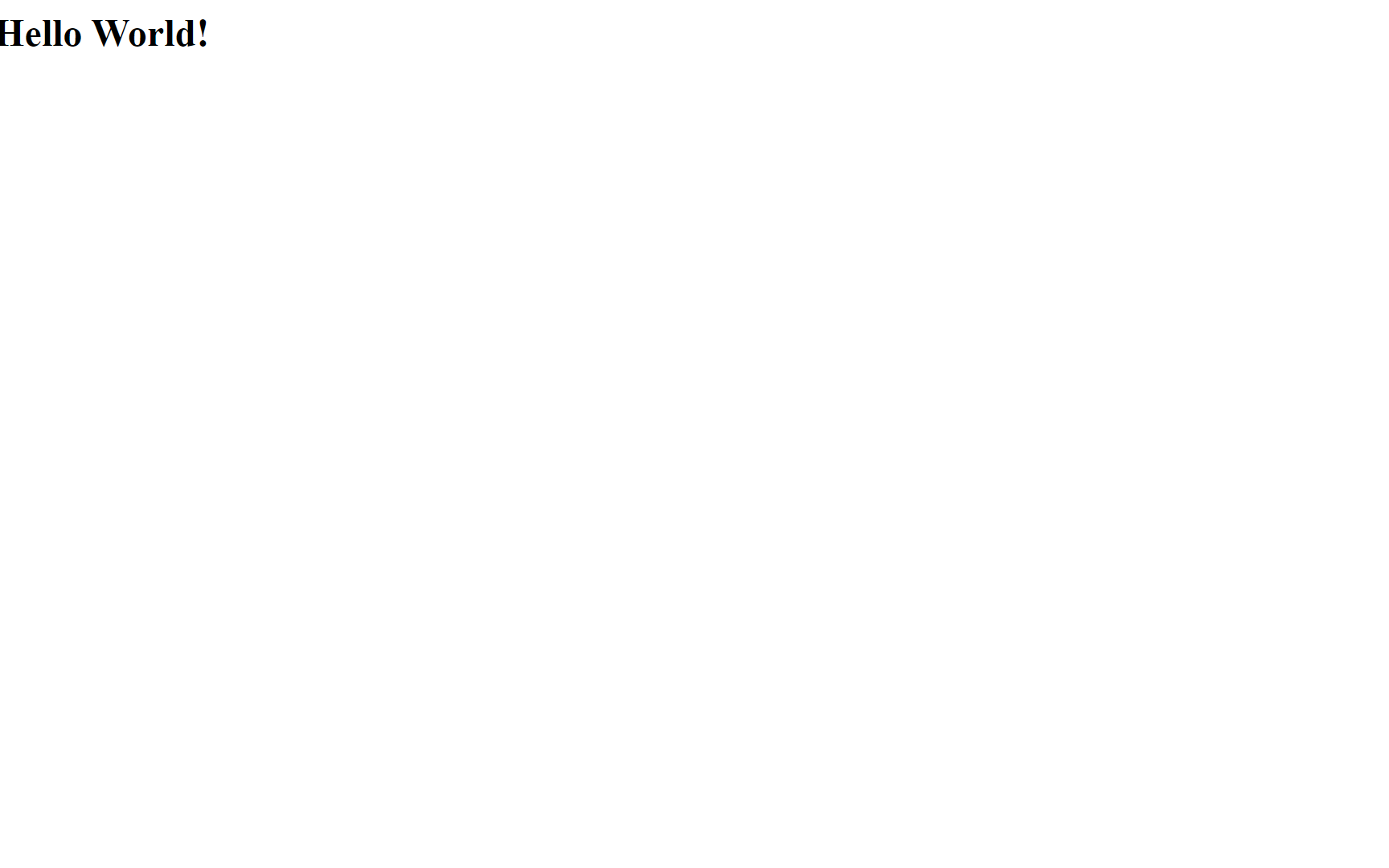 Hello World in Python